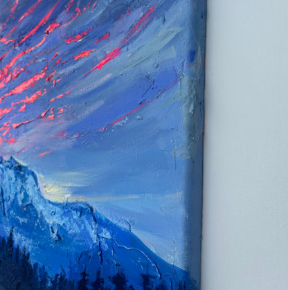 “Sunset Over Mount Rainier”